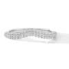 Thumbnail Image 1 of 0.25 CT. T.W. Diamond Contour Anniversary Band in 10K White Gold