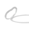 Thumbnail Image 2 of 0.25 CT. T.W. Diamond Contour Anniversary Band in 10K White Gold