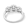 Thumbnail Image 4 of 0.50 CT. T.W. Diamond Frame Past Present Future® Engagement Ring in 10K White Gold