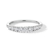 Thumbnail Image 1 of 0.50 CT. T.W. Certified Lab-Created Diamond Graduated Nine Stone Anniversary Band in 14K White Gold (F/VS2)