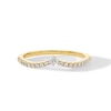 0.20 CT. T.W. Diamond Chevron Anniversary Band in 10K Gold