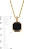 Thumbnail Image 3 of EFFY™ Collection Radiant-Cut Onyx and Diamond Accent Pendant in 14K Gold - 22”