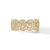 Thumbnail Image 1 of 0.45 CT. T.W. Diamond Triple Row Art Deco Vintage-Style Anniversary Band in 10K Gold