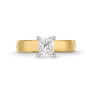 Vera Wang Love Collection 0.95 CT. T.W. Princess-Cut Diamond Solitaire Engagement Ring in 14K Gold