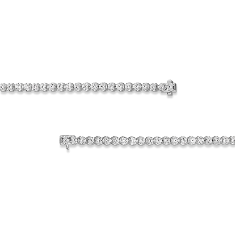 Main Image 3 of 5.00 CT. T.W. Certified Lab-Created Diamond Tennis Bracelet in Sterling Silver (F/SI2)