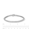 Thumbnail Image 4 of 5.00 CT. T.W. Certified Lab-Created Diamond Tennis Bracelet in Sterling Silver (F/SI2)