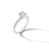 Thumbnail Image 1 of 0.60 CT. T.W. Canadian Certified Diamond Art Deco Engagement Ring in 14K White Gold (I/I1)