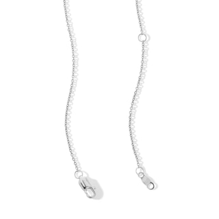 0.60 CT. T.W. Marquise-Cut Certified Lab-Created Diamond Station Necklace in 10K White Gold (F/SI2) - 20”