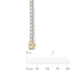 Thumbnail Image 3 of 2.00 CT. T.W. Certified Lab-Created Diamond Tennis Bracelet in Sterling Silver with 10K Gold Plate (I/SI2)