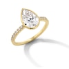 Thumbnail Image 2 of 2.20 CT. T.W. Pear-Shaped Certified Lab-Created Diamond Bezel-Set Engagement Ring in 14K Gold (F/VS2)