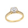 1.25 CT. T.W. Diamond Frame Engagement Ring in 14K Gold