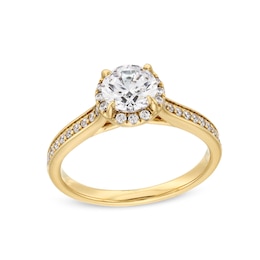 1.25 CT. T.W. Diamond Frame Engagement Ring in 14K Gold