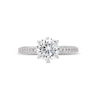 2.50 CT. T.W. Certified Lab-Created Diamond Vintage-Style Engagement Ring in 14K White Gold (F/VS2)