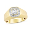 Thumbnail Image 1 of 0.75 CT. T.W. Canadian Certified Diamond Octagon Frame Ring in 14K Gold (I/I2)