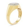 Thumbnail Image 2 of 0.75 CT. T.W. Canadian Certified Diamond Frame Octagon-Top Ring in 14K Gold (I/I2)