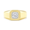 Thumbnail Image 3 of 1.00 CT. Canadian Certified Diamond Solitaire Cushion Frame Octagon-Top Ring in 14K Gold (I/I2)