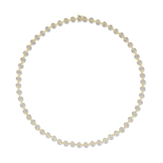 5.00 CT. T.W. Diamond Bead Necklace in 10K Gold - 20”