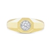 Thumbnail Image 3 of 0.50 CT. Canadian Certified Diamond Solitaire Octagon-Top Ring in 14K Gold (I/I2)