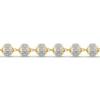 Thumbnail Image 3 of 2.00 CT. T.W. Diamond Bead Bracelet in 10K Gold - 8.5”