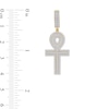 1.00 CT. T.W. Certified Lab-Created Diamond Ankh Cross Necklace Charm in 10K Gold (F/SI2)