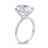 5.00 CT. Oval Certified Lab-Created Diamond Solitaire Engagement Ring in 14K White Gold (F/SI2)