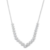 Thumbnail Image 1 of 2.00 CT. T.W. Multi-Diamond Graduated Line Necklace in 10K White Gold