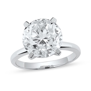 5.00 CT. Certified Lab-Created Diamond Solitaire Engagement Ring in 14K White Gold (F/SI2)