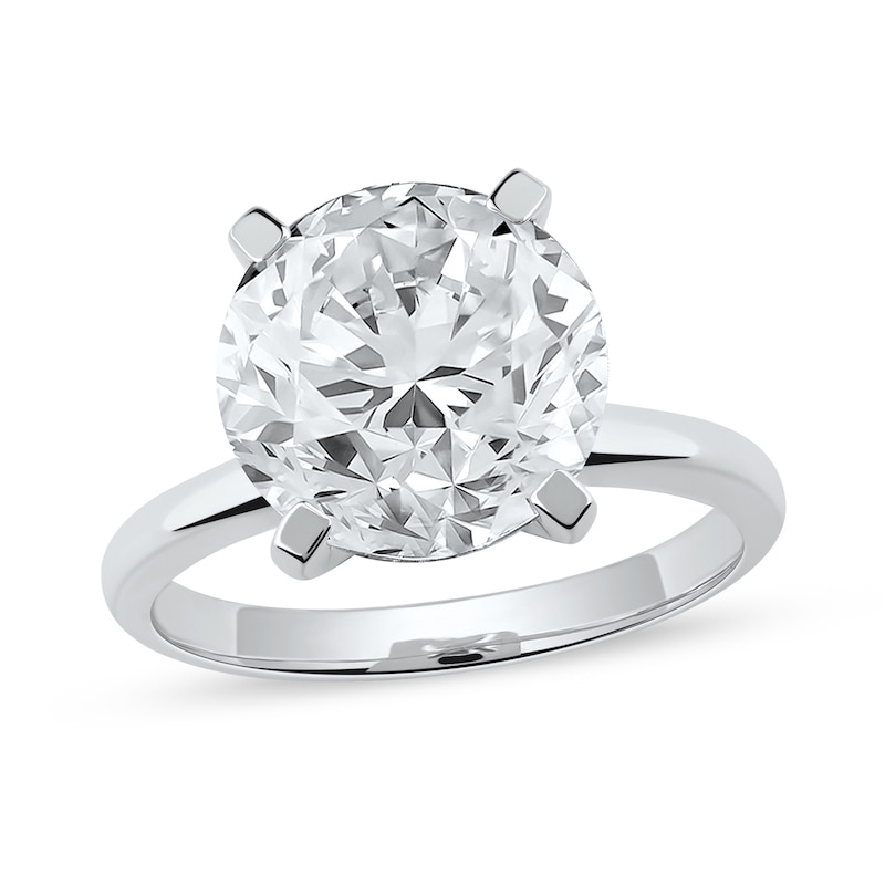 Main Image 1 of 5.00 CT. Certified Lab-Created Diamond Solitaire Engagement Ring in 14K White Gold (F/SI2)