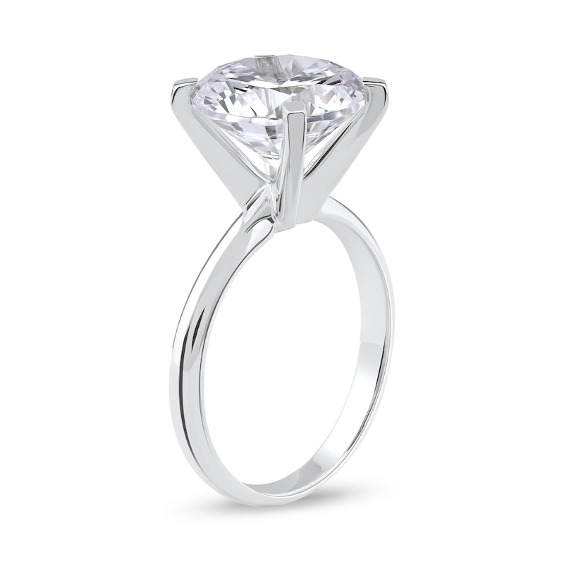 Main Image 2 of 5.00 CT. Certified Lab-Created Diamond Solitaire Engagement Ring in 14K White Gold (F/SI2)