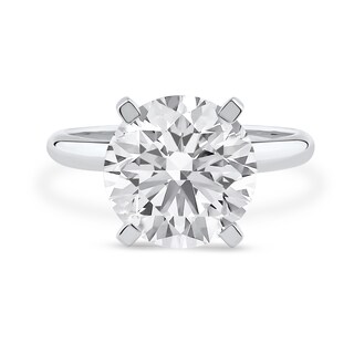 5.00 CT. Certified Lab-Created Diamond Solitaire Engagement Ring in 14K White Gold (F/SI2)