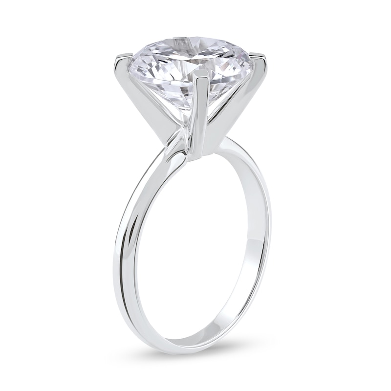 Main Image 3 of 5.00 CT. Certified Lab-Created Diamond Solitaire Engagement Ring in 14K White Gold (F/SI2)