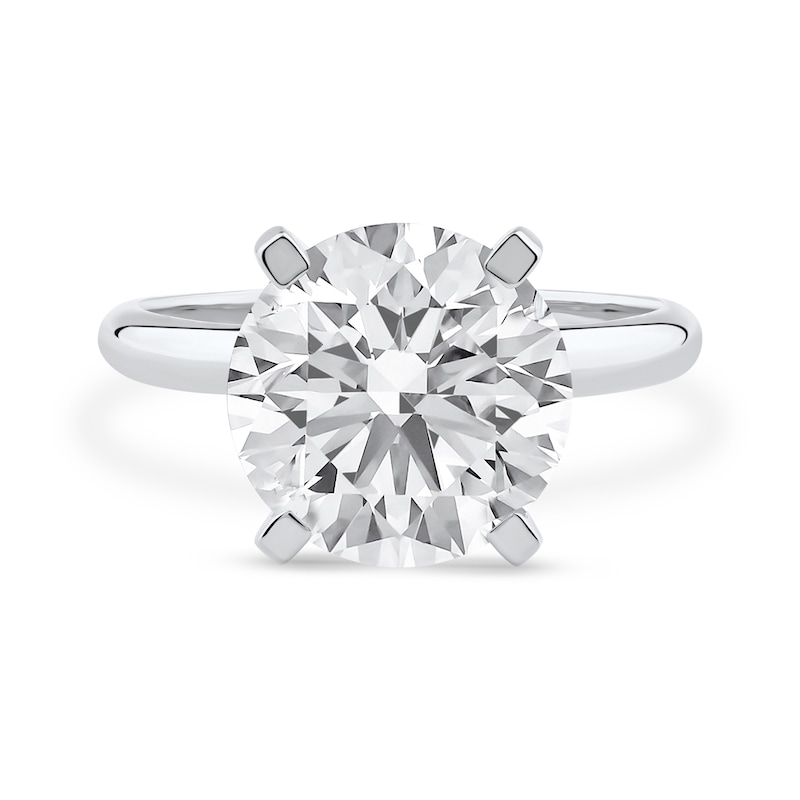 Main Image 4 of 5.00 CT. Certified Lab-Created Diamond Solitaire Engagement Ring in 14K White Gold (F/SI2)