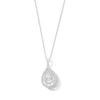 Thumbnail Image 1 of Unstoppable Love™ 0.50 CT. T.W. Certified Lab-Created Diamond Double Teardrop Pendant in 14K White Gold (F/SI2)