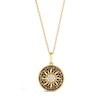 Le Vian® 0.69 CT. T.W. Chocolate Diamond® and Nude Diamond™ Sun Medallion Pendant in 14K Honey Gold™ - 19”