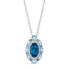 Le Vian® Oval Deep Sea Blue Topaz™, Sky Blue Topaz