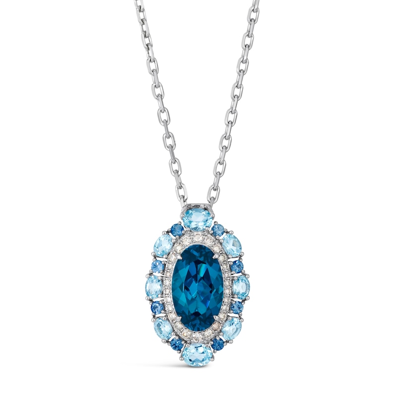 Le Vian® Oval Deep Sea Blue Topaz™, Sky Blue Topaz