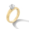 1.10 CT. T.W. Diamond Solitaire Wide Band Engagement Ring in 14K Gold