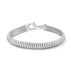 Thumbnail Image 1 of 8.15mm Omega Chain Bracelet in Hollow Sterling Silver - 7.5”