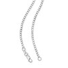 2.5mm Diamond-Cut Cube Link Necklace in Solid Sterling Silver - 18”