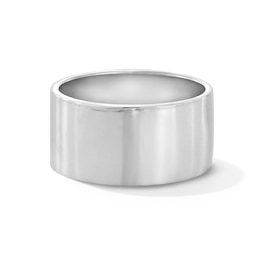 10.0mm Tube Cigar Band in Hollow Sterling Silver - Size 8