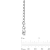 Thumbnail Image 3 of 2.5mm Diamond-Cut Cube Link Bracelet in Solid Sterling Silver - 7.5”