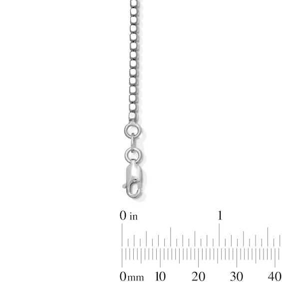 2.5mm Diamond-Cut Cube Link Bracelet in Solid Sterling Silver - 7.5”