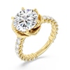 Thumbnail Image 1 of Enchanted Star Belle 3.80 CT. T.W. Certified Lab-Created Diamond Rose Engagement Ring in 14K Gold (F/VS2)