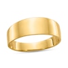 Thumbnail Image 1 of Tapered Flat-Top Cigar Band in 10K Gold