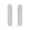 0.45 CT. T.W. Diamond Twist Hoop Earrings in 10K Gold