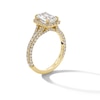 Vera Wang Love Collection 2.95 CT. T.W. Emerald-Cut Certified Lab-Created Diamond Frame Engagement Ring in 14K Gold