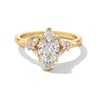 Thumbnail Image 1 of Vera Wang Love Collection 1.80 CT. T.W. Marquise-Cut Certified Lab-Created Diamond Floral Engagement Ring in 14K Gold