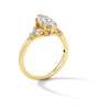 Thumbnail Image 3 of Vera Wang Love Collection 1.80 CT. T.W. Marquise-Cut Certified Lab-Created Diamond Floral Engagement Ring in 14K Gold