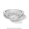 Vera Wang Love Collection 1.58 CT. T.W. Certified Lab-Created Diamond Cushion Frame Engagement Ring in 14K White Gold