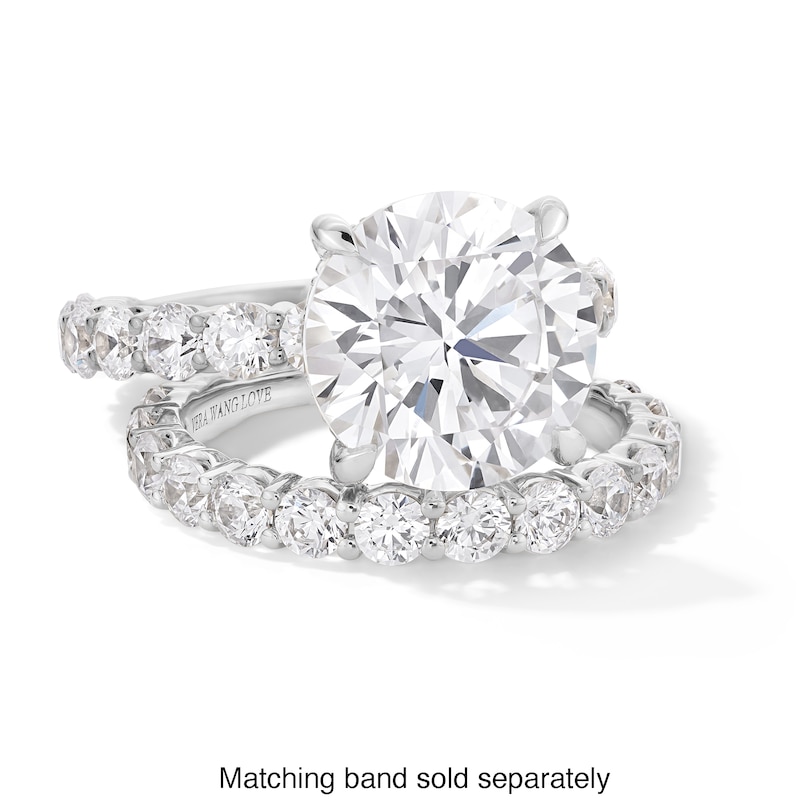 Vera Wang Love Collection CT. T.W. Certified Lab-Created Diamond Engagement Ring in 14K White Gold (F/VS2